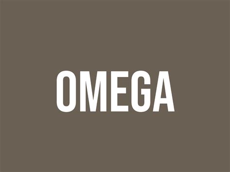 omega meaning|what does omega mean spiritually.